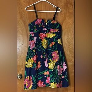 Torrid - size 14 Floral Print Dress with Straps